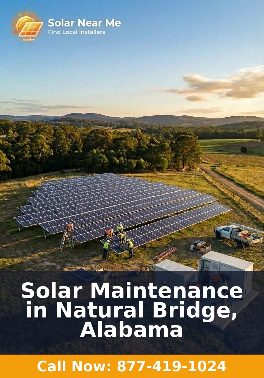 Solar Maintenance in Natural Bridge, Alabama