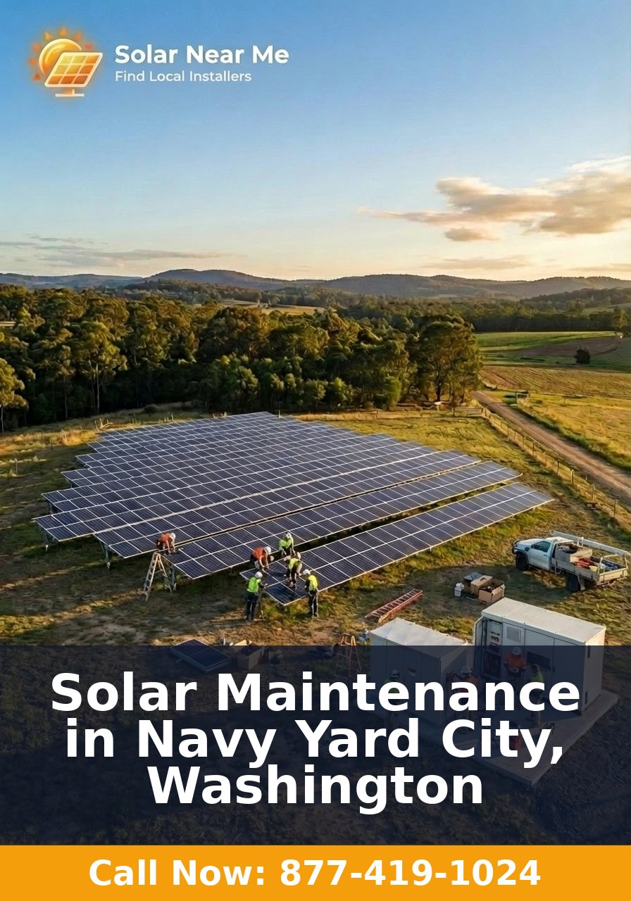 Solar Maintenance in Navy Yard City, Washington