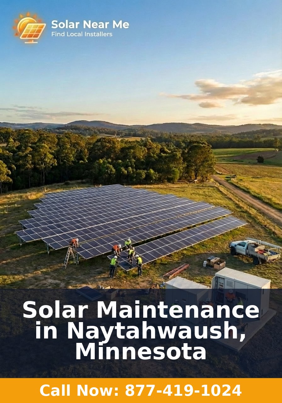 Solar Maintenance in Naytahwaush, Minnesota