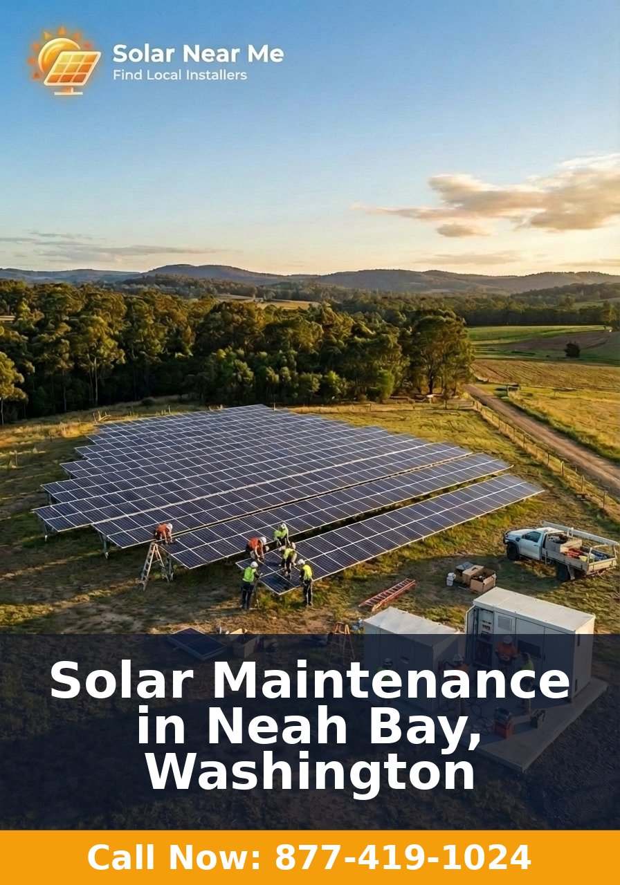 Solar Maintenance in Neah Bay, Washington