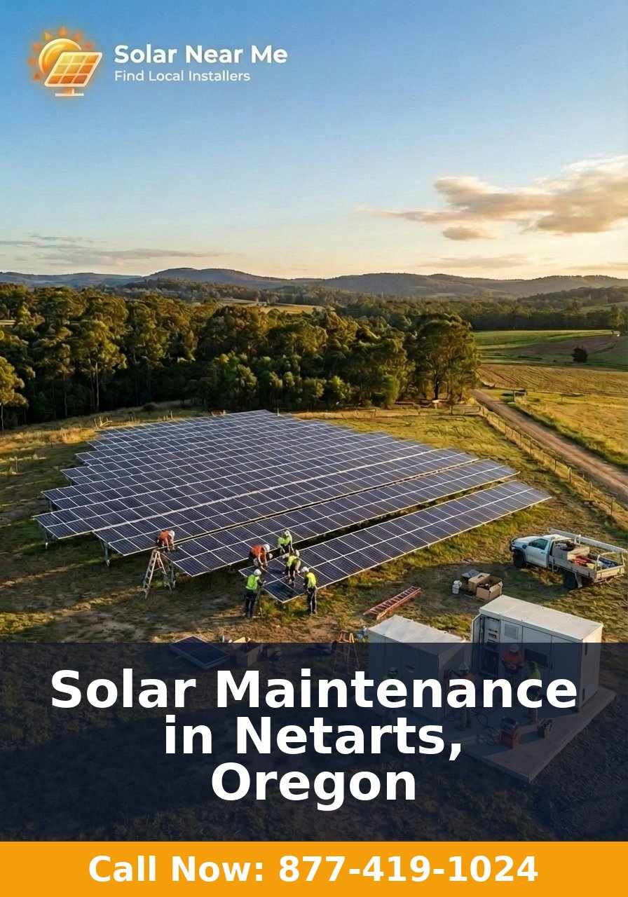 Solar Maintenance in Netarts, Oregon