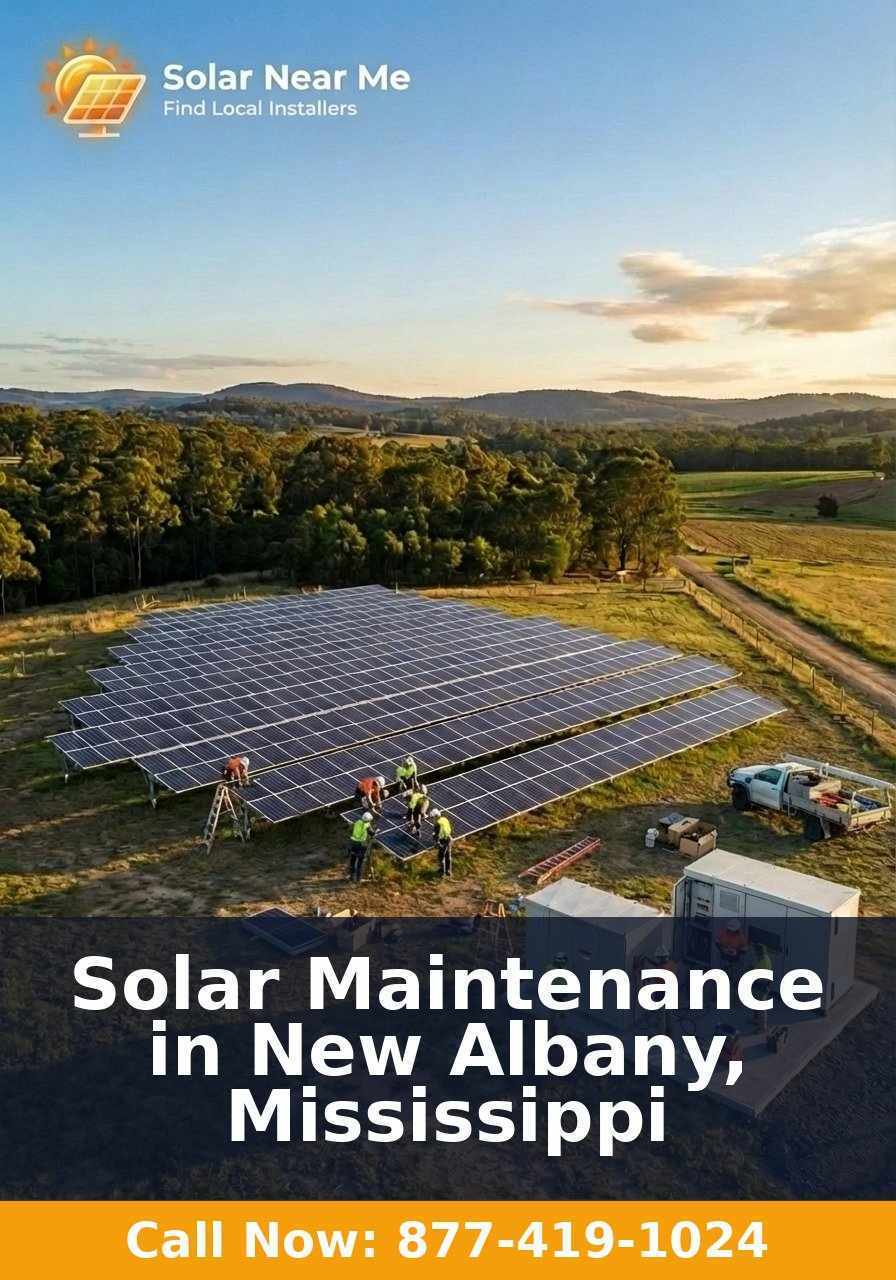 Solar Maintenance in New Albany, Mississippi