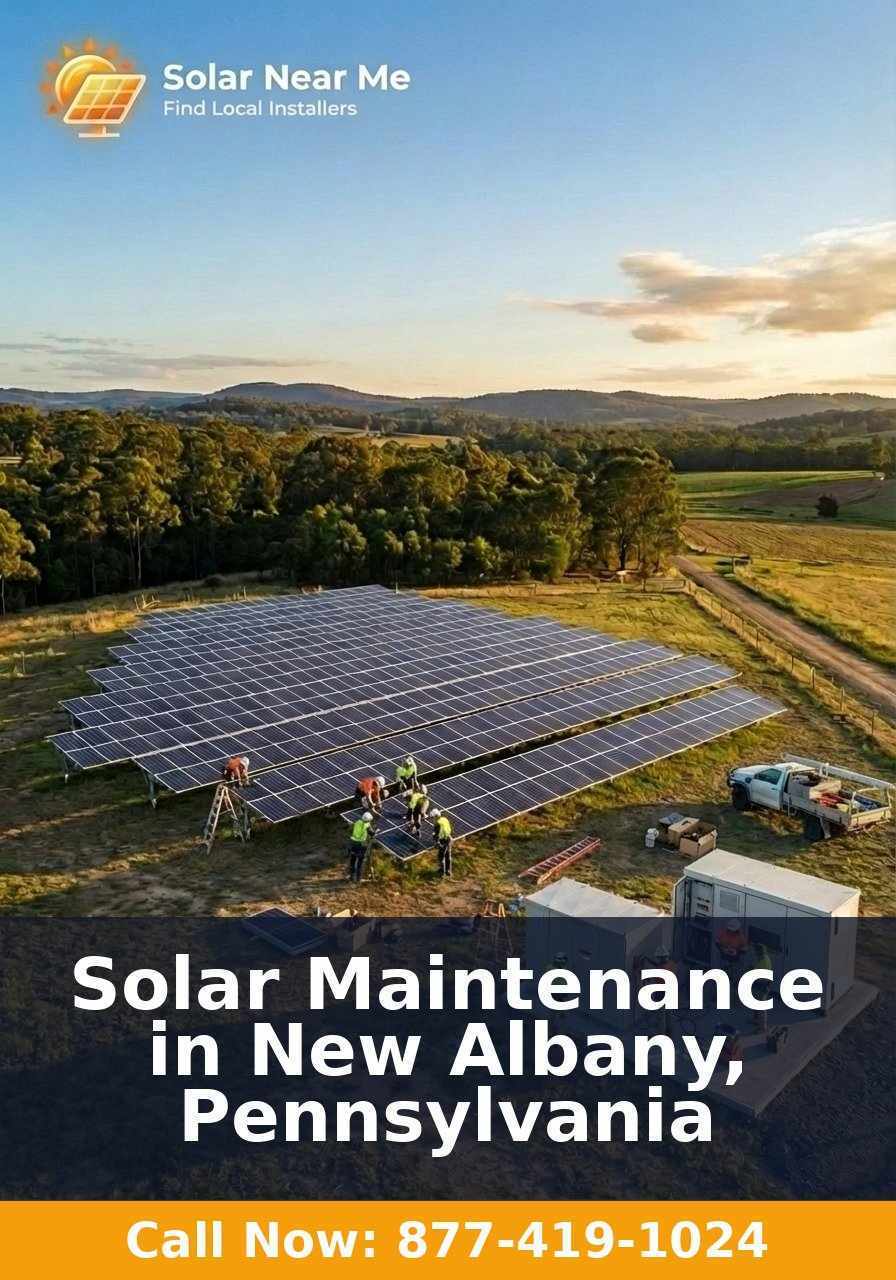 Solar Maintenance in New Albany, Pennsylvania