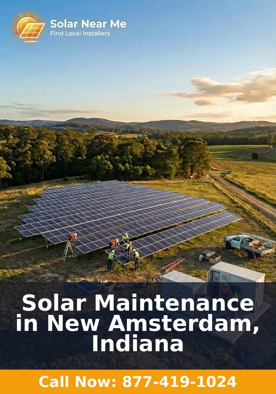 Solar Maintenance in New Amsterdam, Indiana