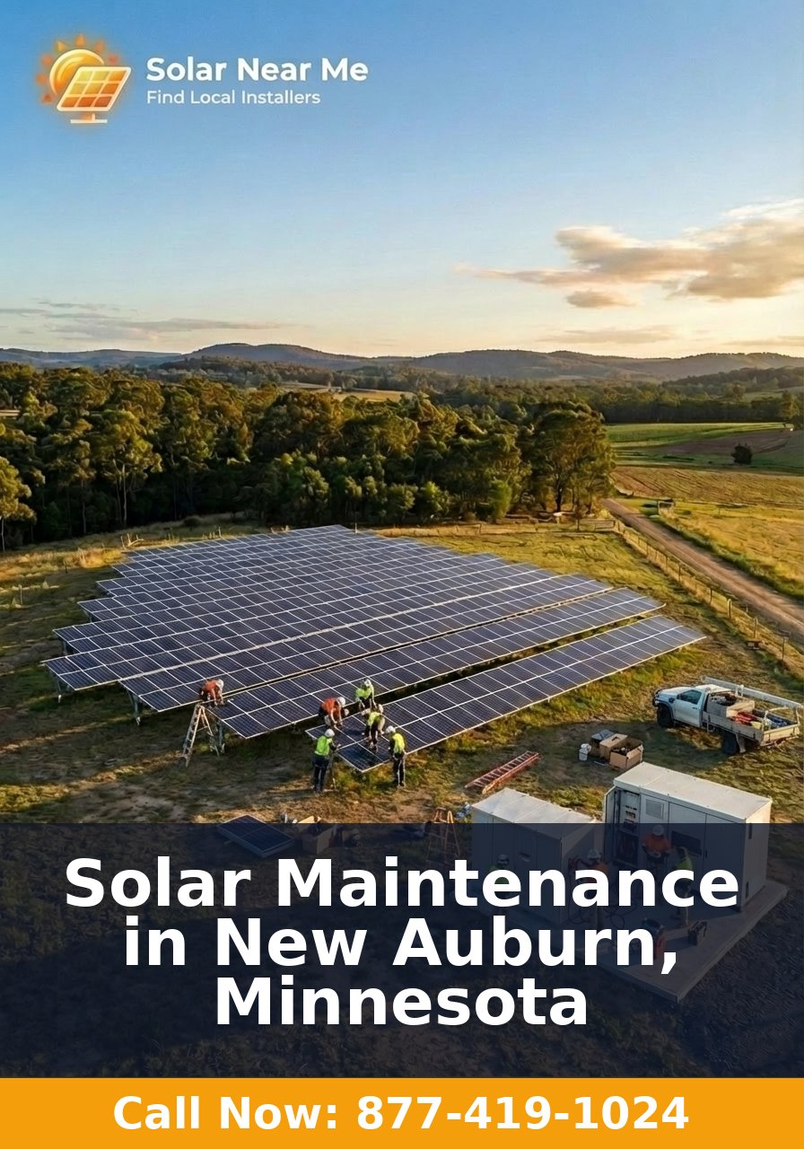 Solar Maintenance in New Auburn, Minnesota