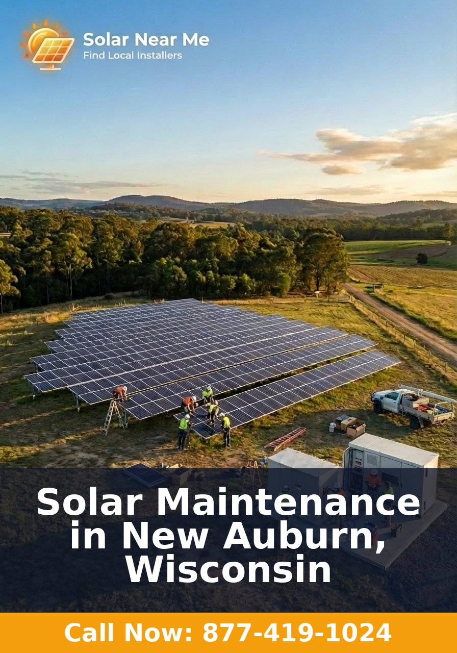 Solar Maintenance in New Auburn, Wisconsin