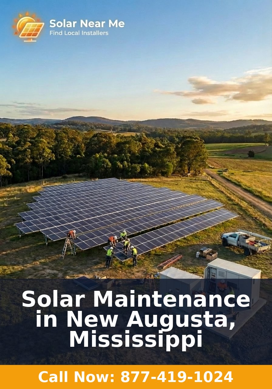 Solar Maintenance in New Augusta, Mississippi