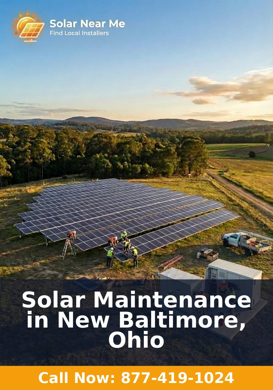 Solar Maintenance in New Baltimore, Ohio