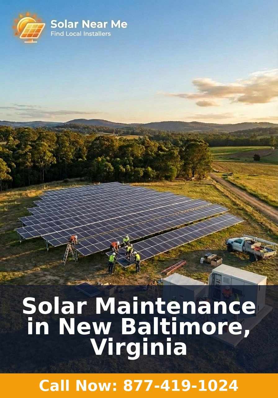 Solar Maintenance in New Baltimore, Virginia