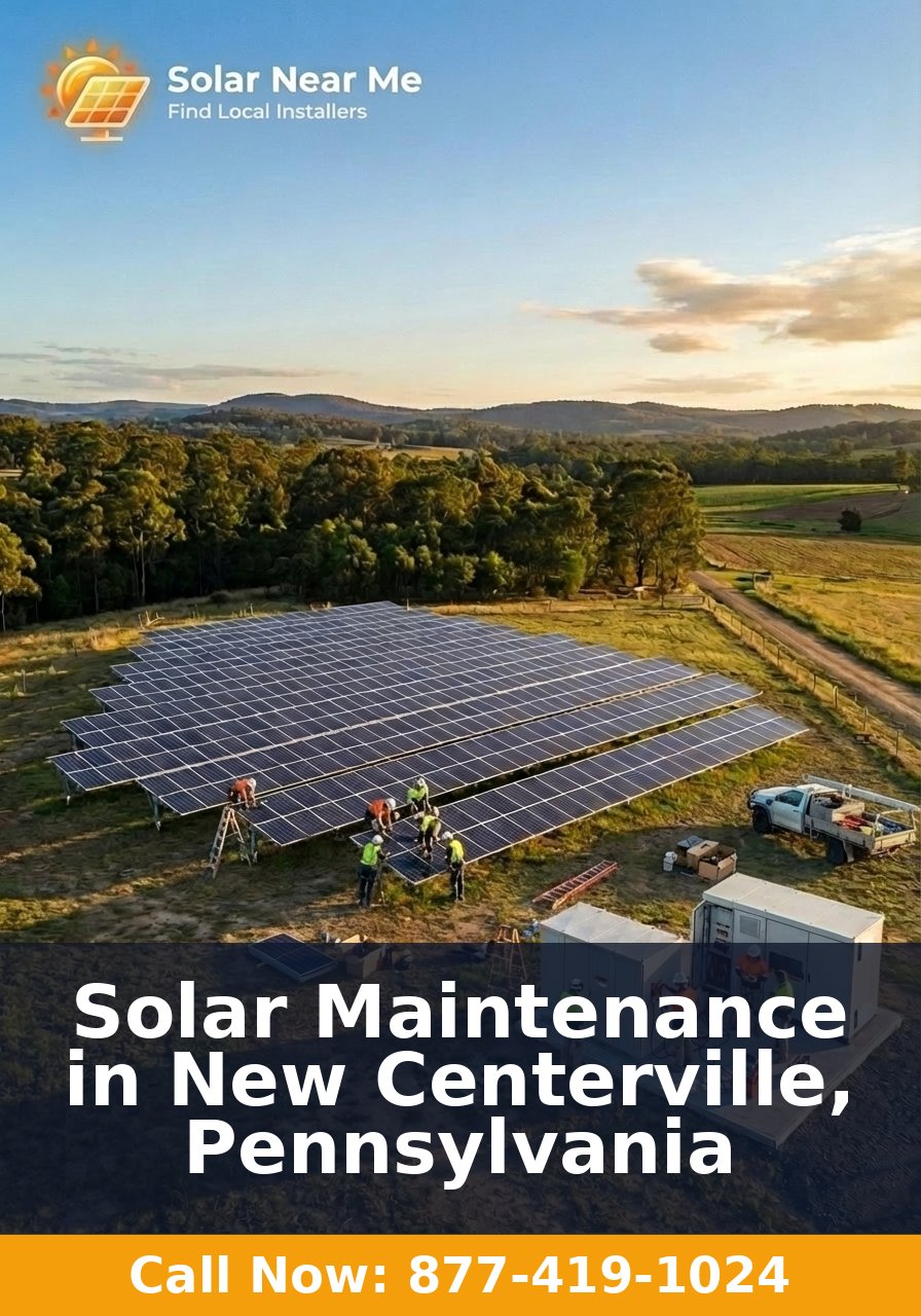 Solar Maintenance in New Centerville, Pennsylvania