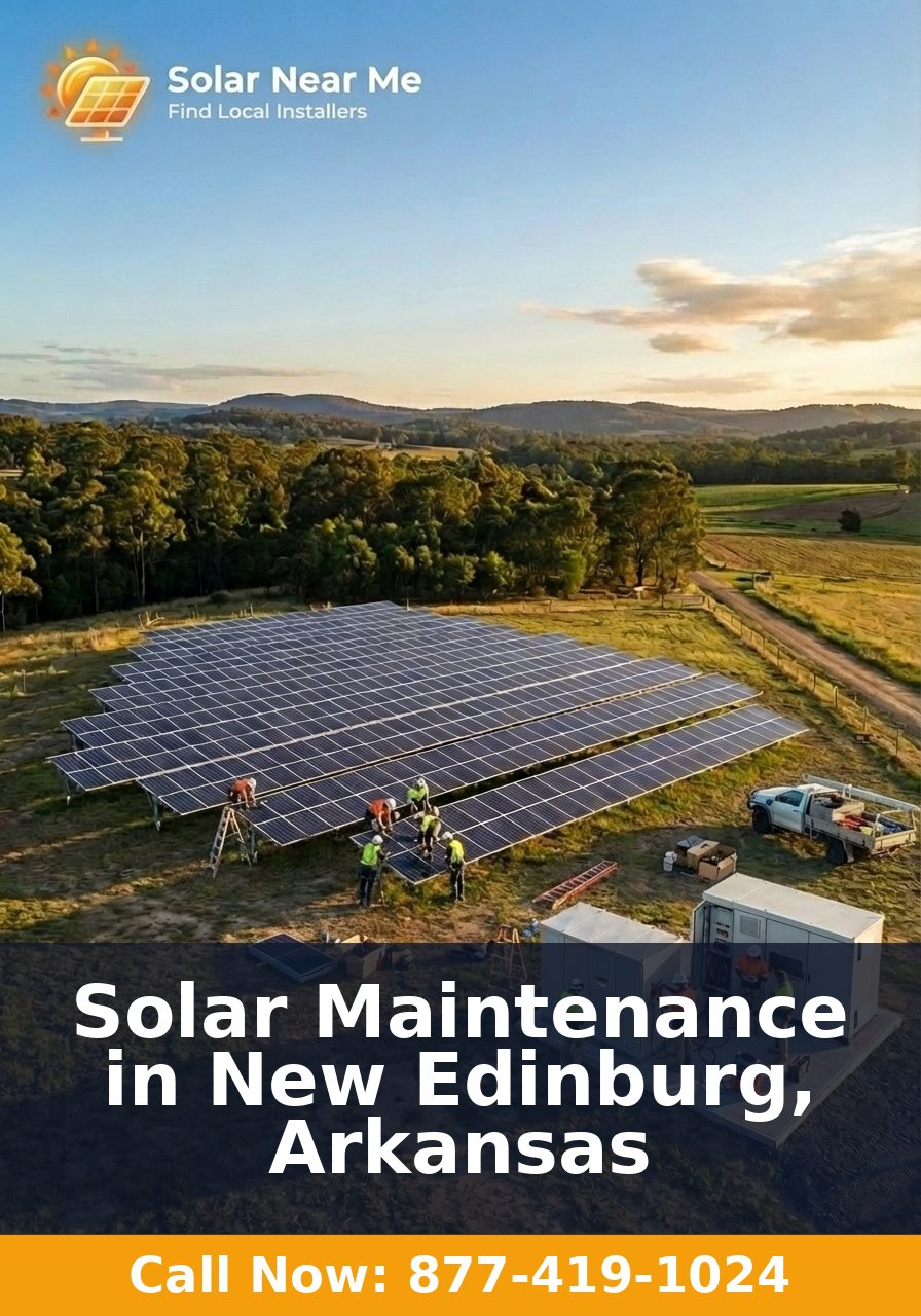 Solar Maintenance in New Edinburg, Arkansas