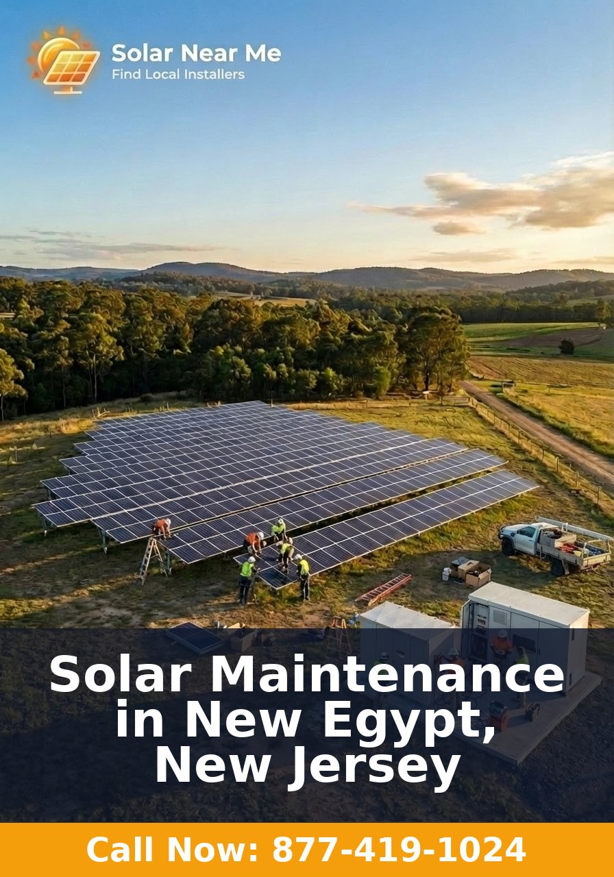 Solar Maintenance in New Egypt, New Jersey