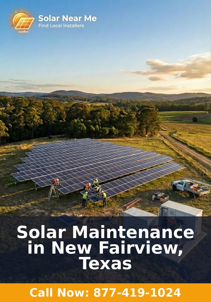 Solar Maintenance in New Fairview, Texas