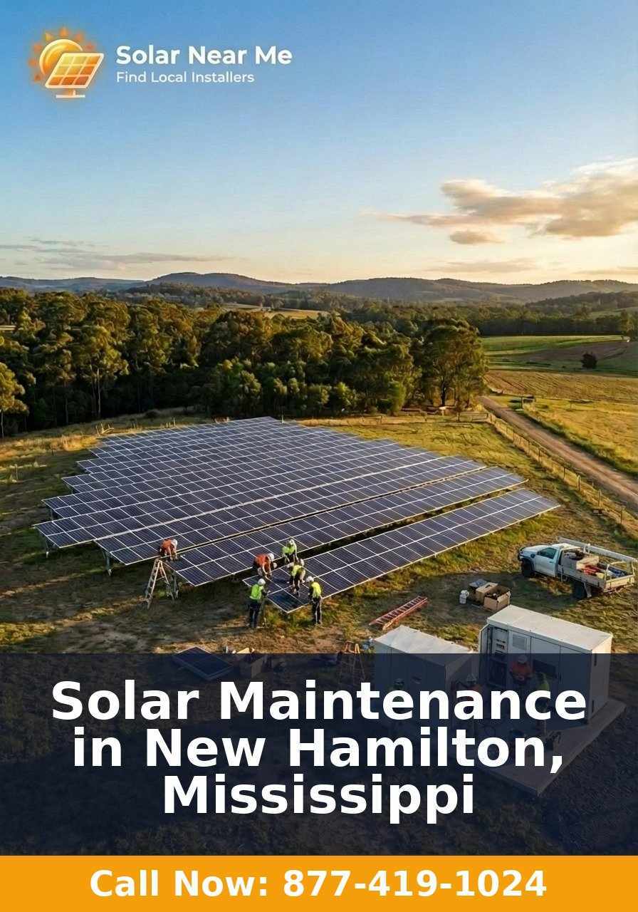 Solar Maintenance in New Hamilton, Mississippi