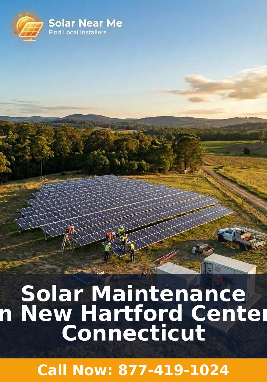 Solar Maintenance in New Hartford Center, Connecticut