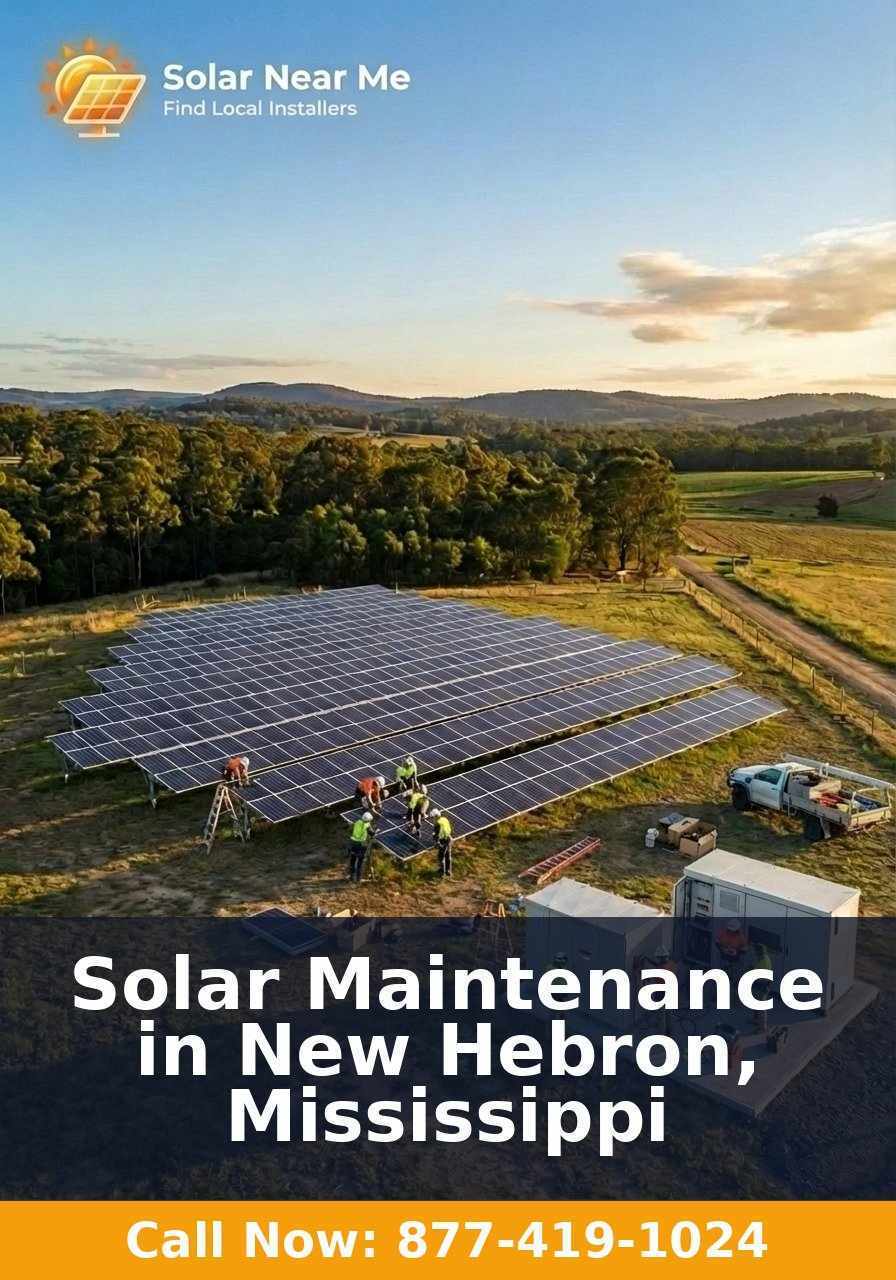 Solar Maintenance in New Hebron, Mississippi