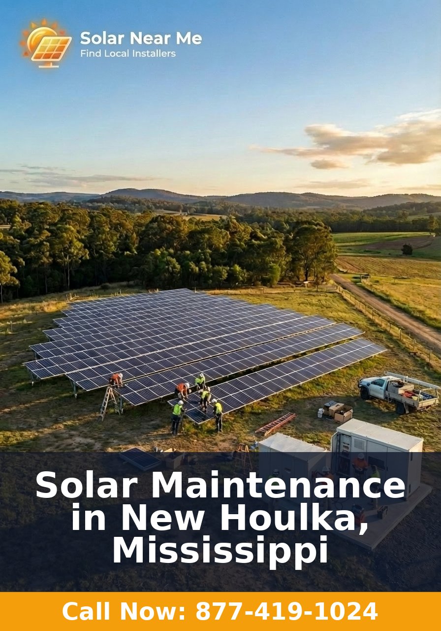 Solar Maintenance in New Houlka, Mississippi