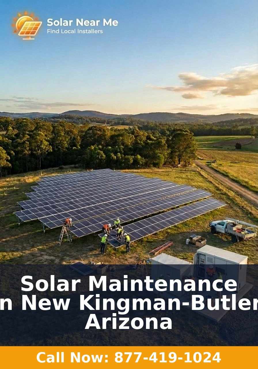 Solar Maintenance in New Kingman-Butler, Arizona