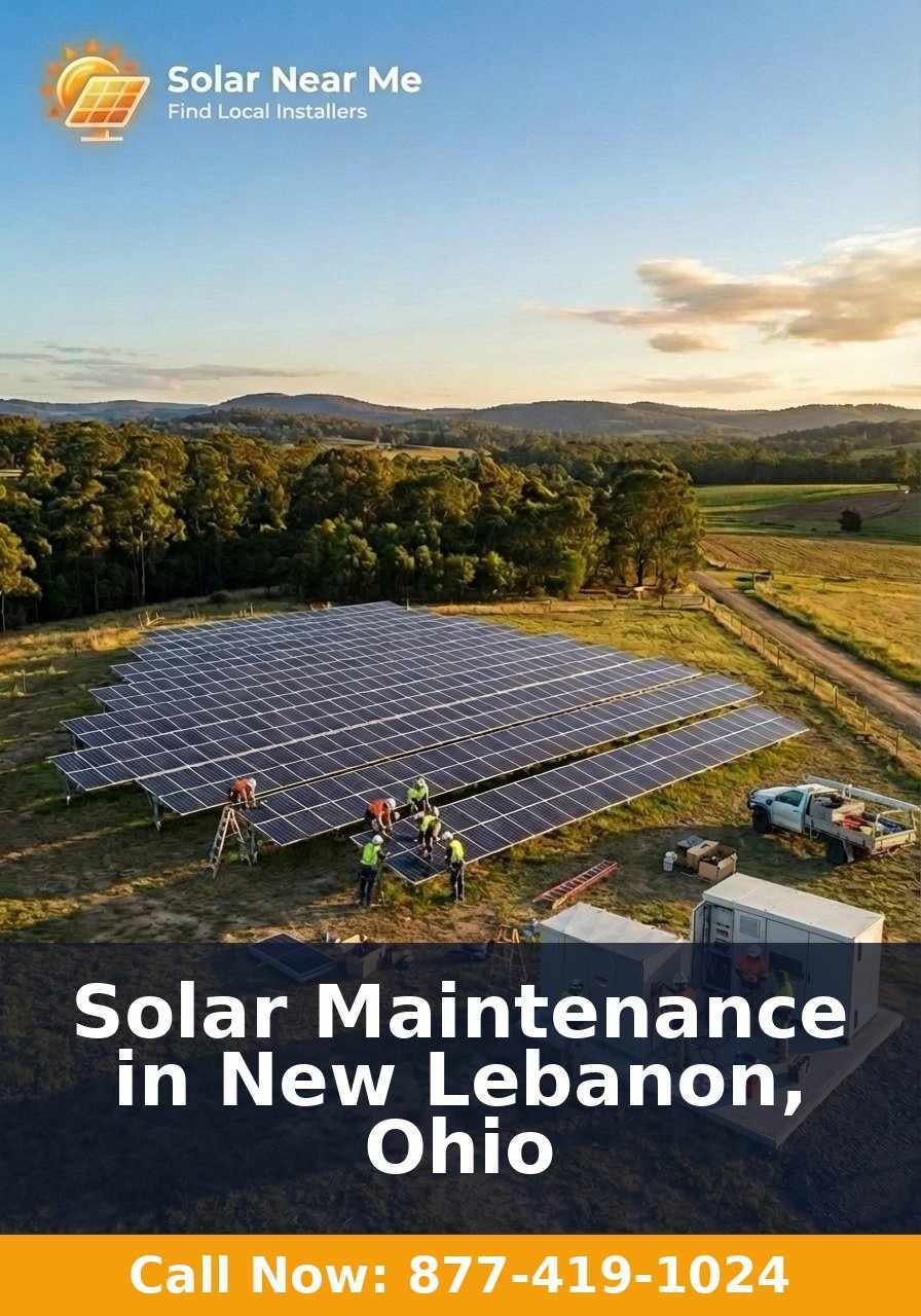Solar Maintenance in New Lebanon, Ohio