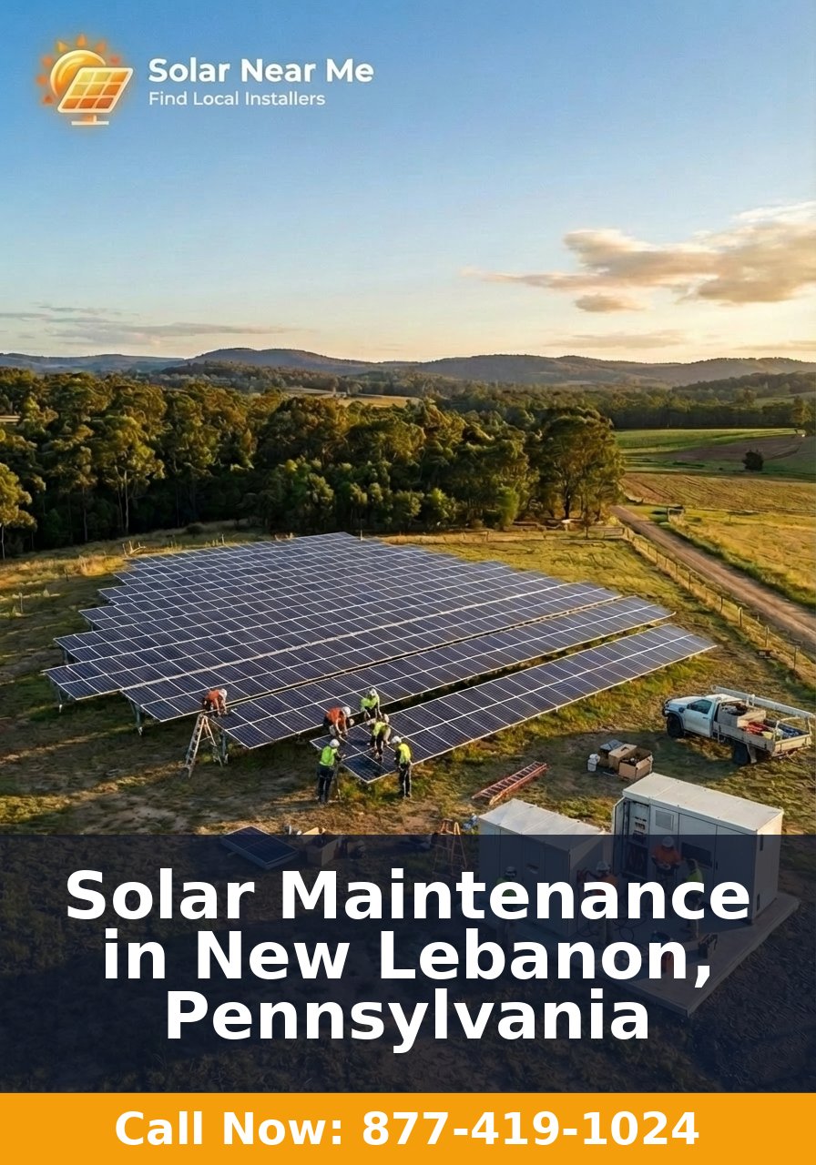 Solar Maintenance in New Lebanon, Pennsylvania