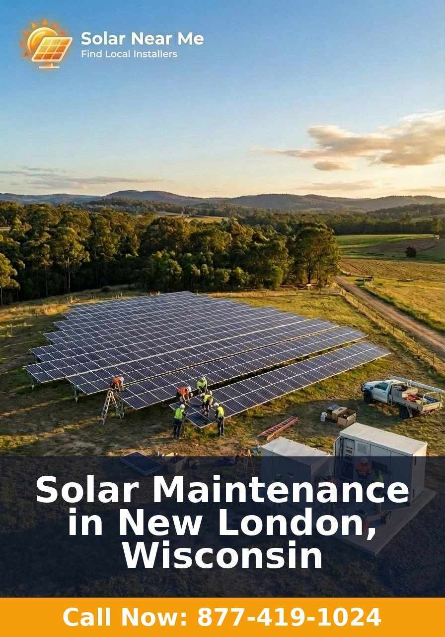 Solar Maintenance in New London, Wisconsin