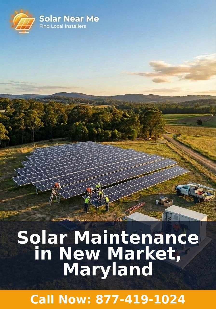 Solar Maintenance in New Market, Maryland