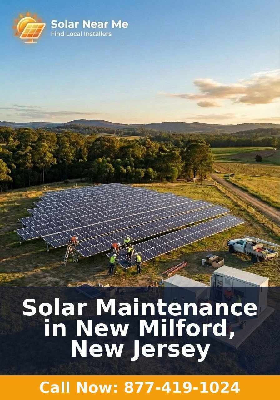 Solar Maintenance in New Milford, New Jersey