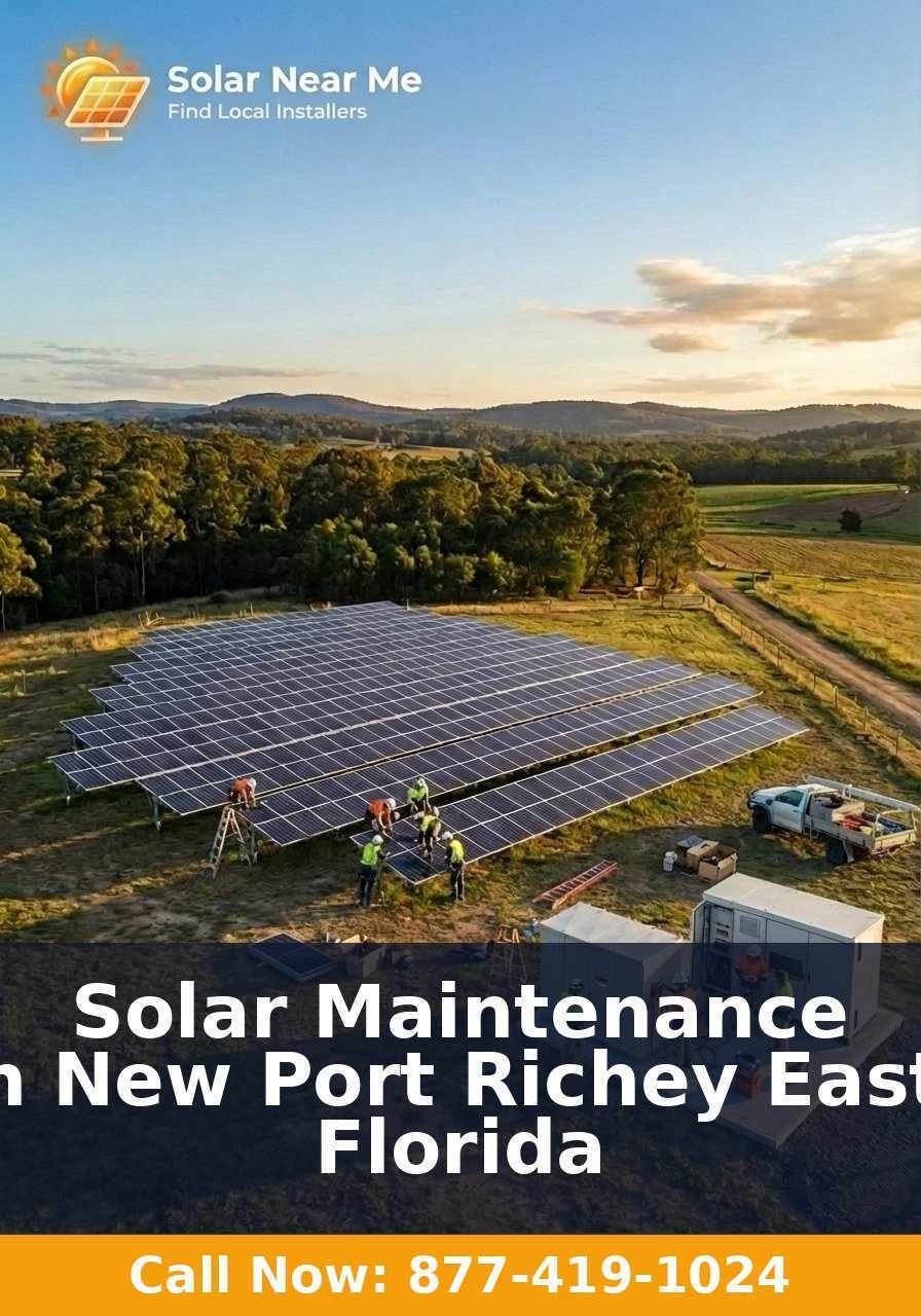 Solar Maintenance in New Port Richey East, Florida