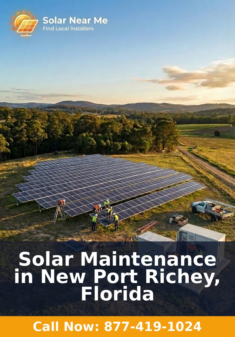 Solar Maintenance in New Port Richey, Florida
