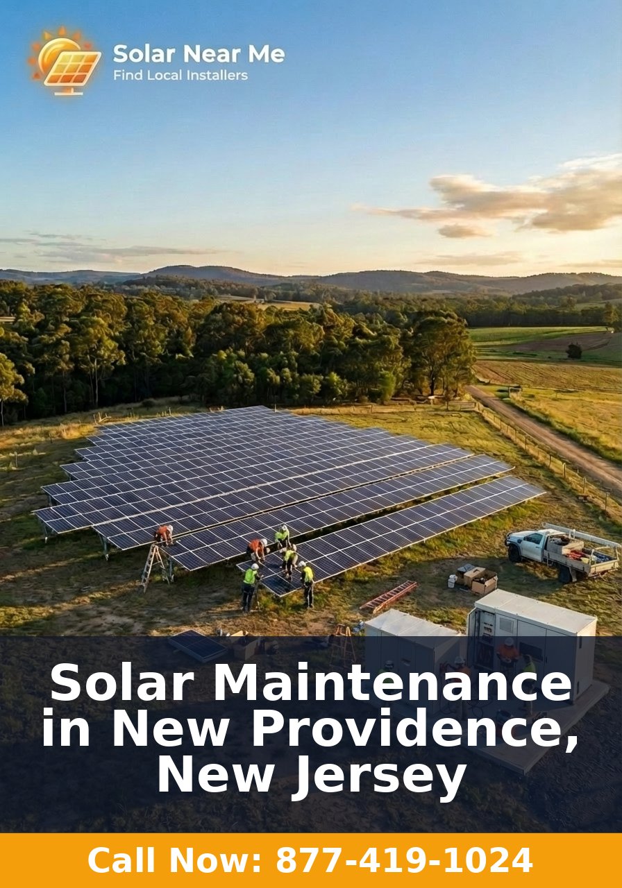 Solar Maintenance in New Providence, New Jersey