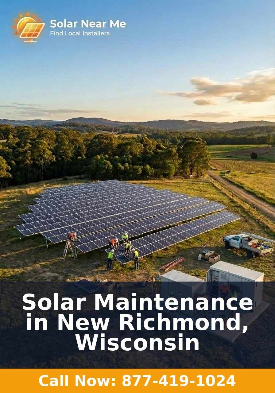 Solar Maintenance in New Richmond, Wisconsin