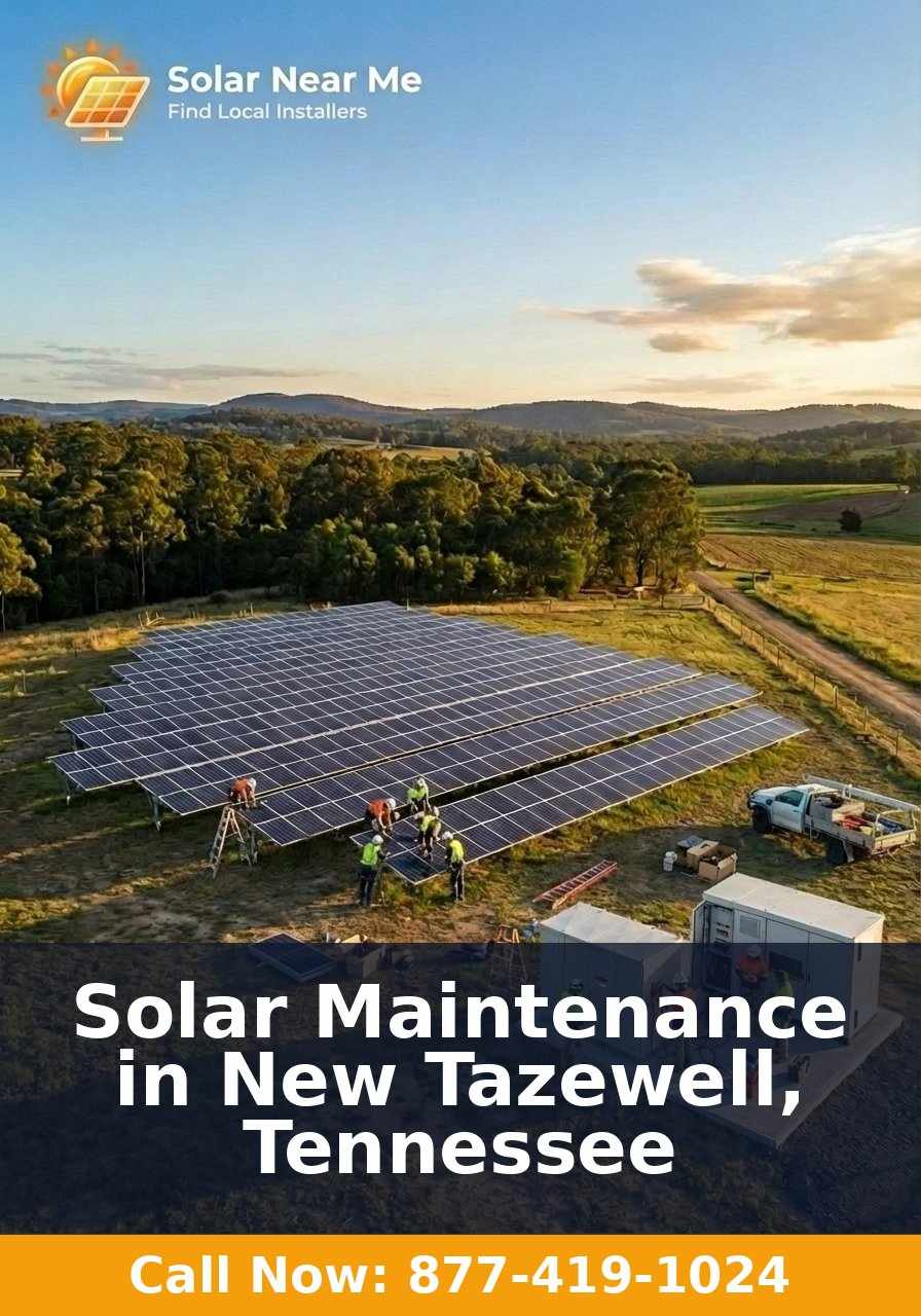 Solar Maintenance in New Tazewell, Tennessee
