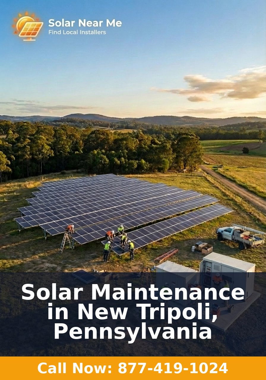 Solar Maintenance in New Tripoli, Pennsylvania
