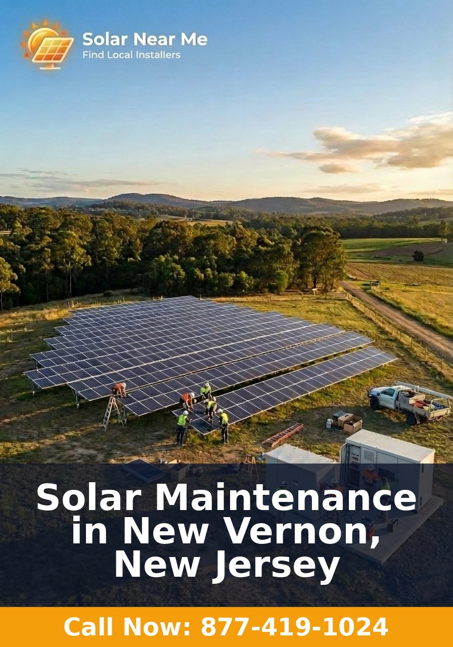 Solar Maintenance in New Vernon, New Jersey