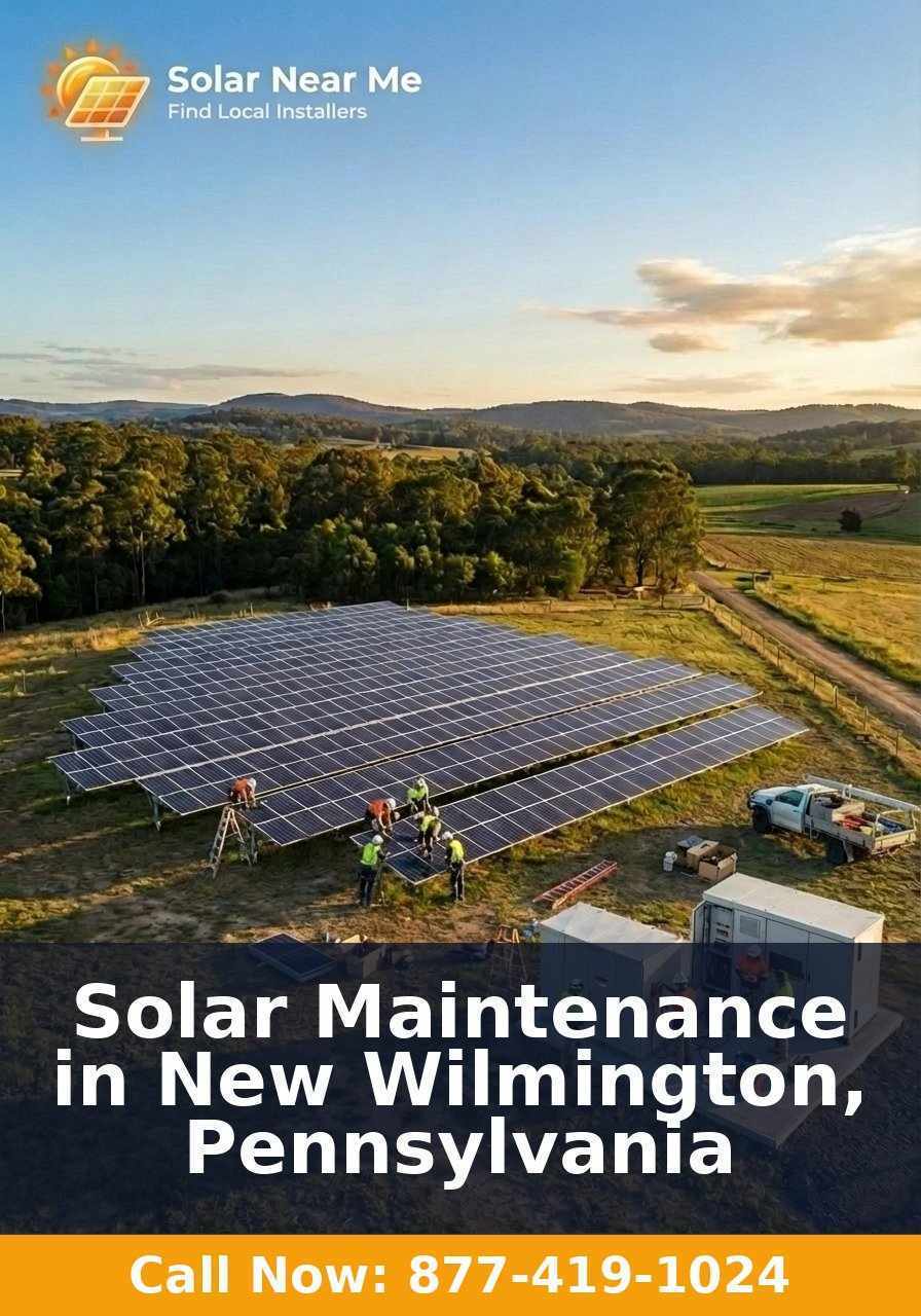 Solar Maintenance in New Wilmington, Pennsylvania