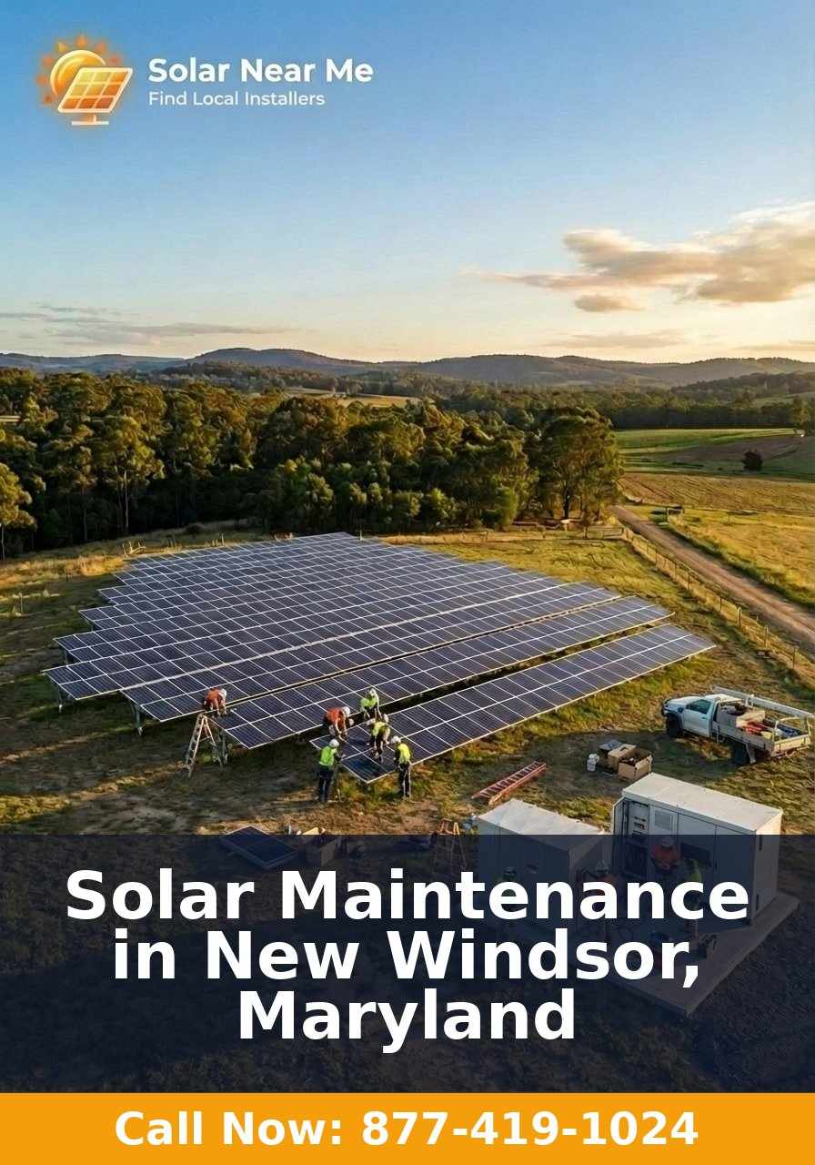Solar Maintenance in New Windsor, Maryland