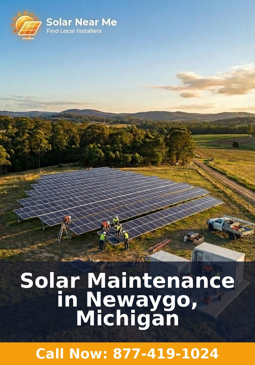 Solar Maintenance in Newaygo, Michigan