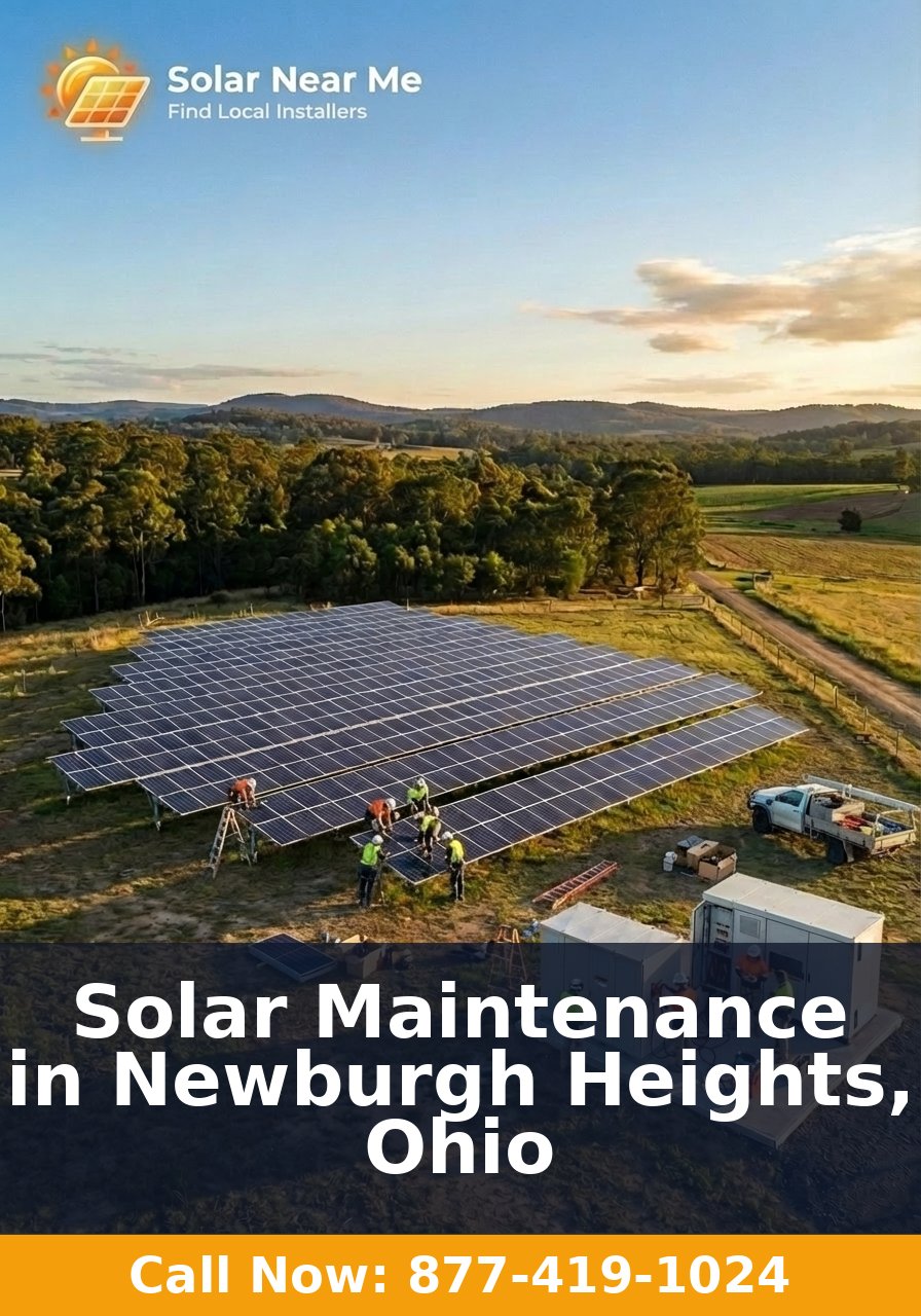 Solar Maintenance in Newburgh Heights, Ohio