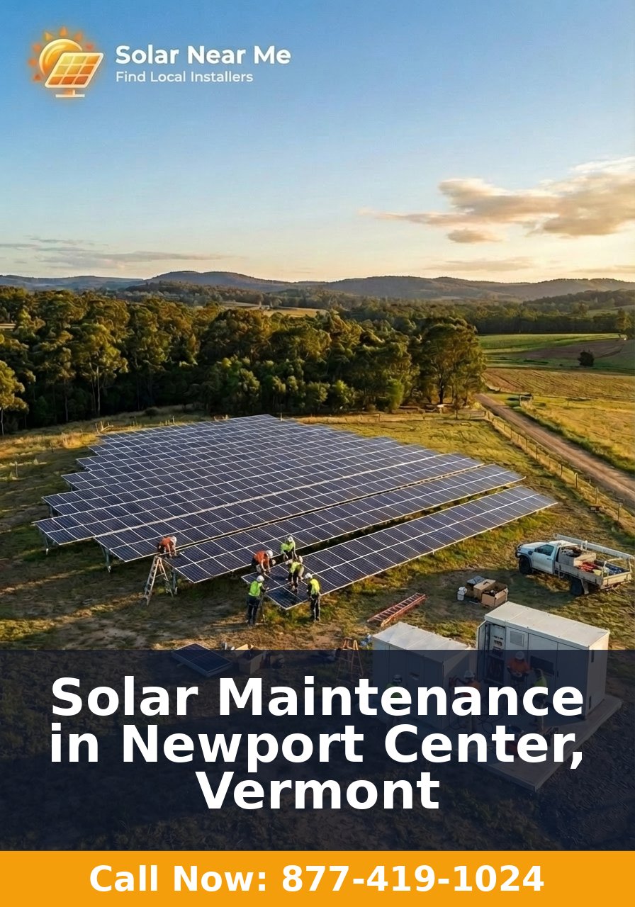 Solar Maintenance in Newport Center, Vermont