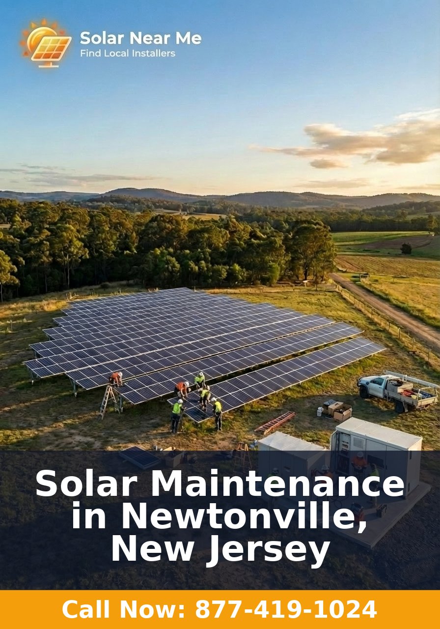 Solar Maintenance in Newtonville, New Jersey