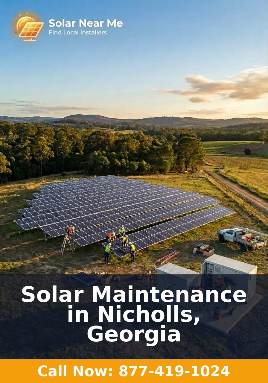 Solar Maintenance in Nicholls, Georgia