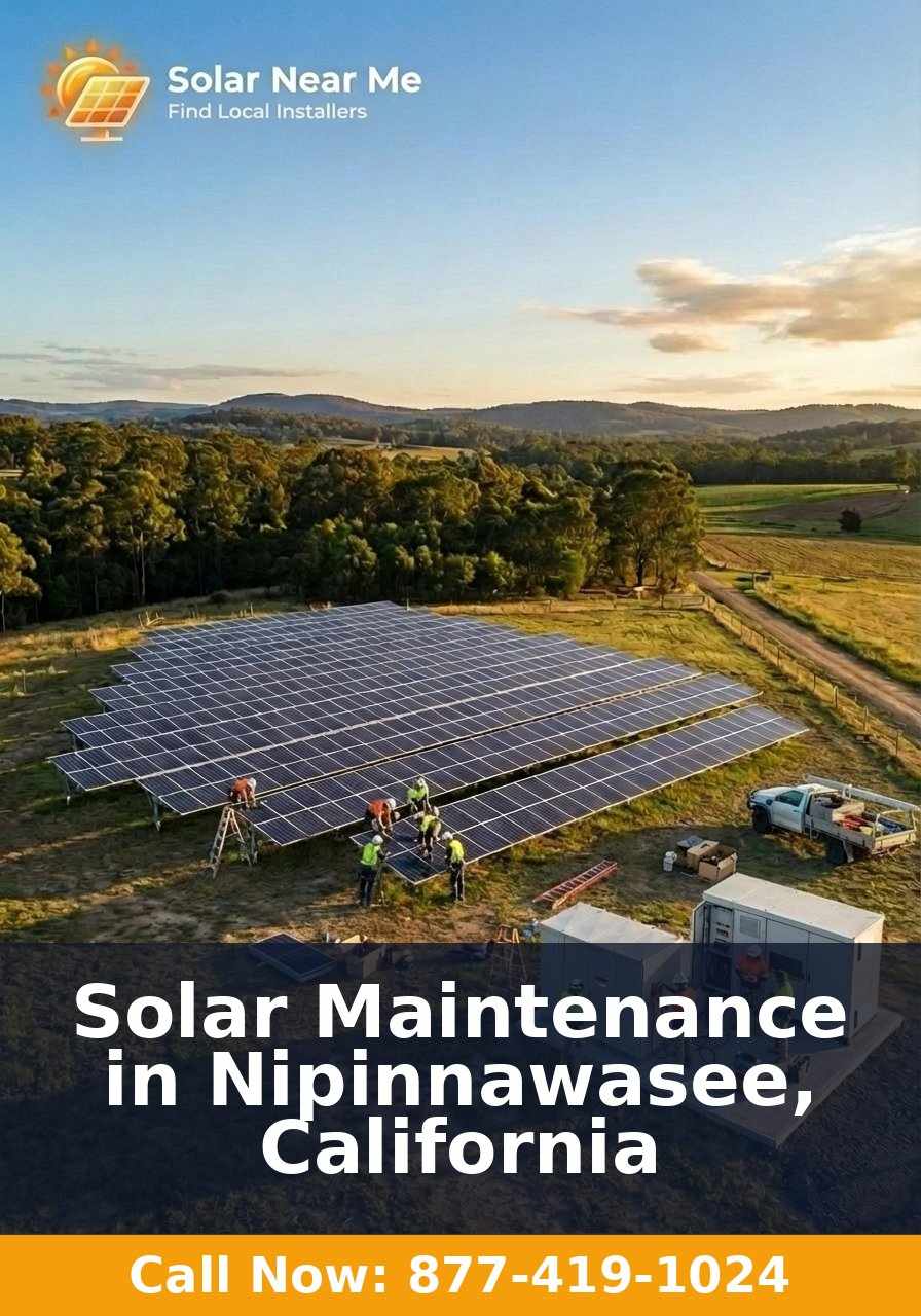 Solar Maintenance in Nipinnawasee, California