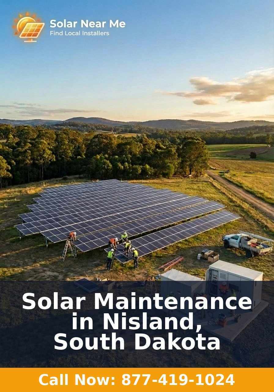 Solar Maintenance in Nisland, South Dakota