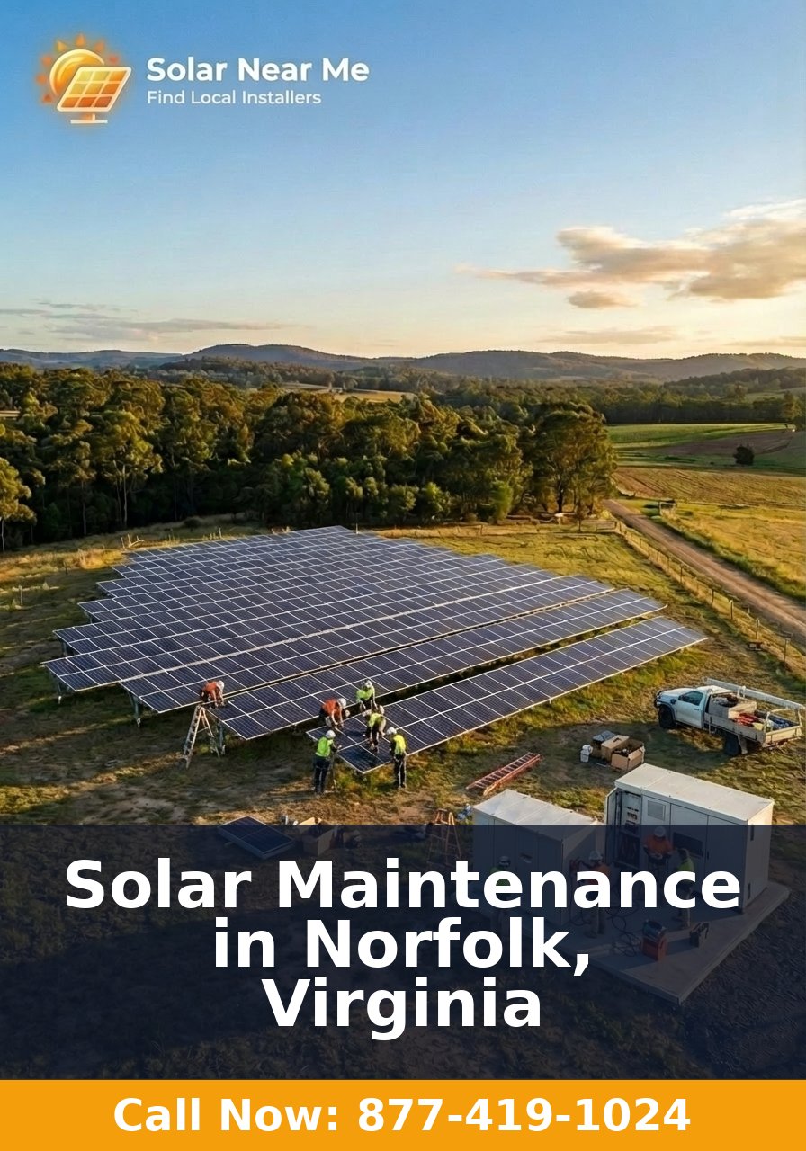 Solar Maintenance in Norfolk, Virginia