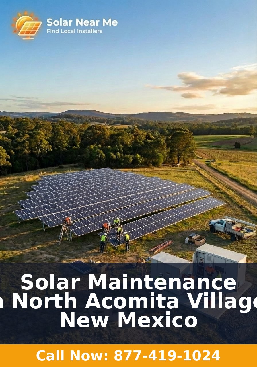 Solar Maintenance in North Acomita Village, New Mexico