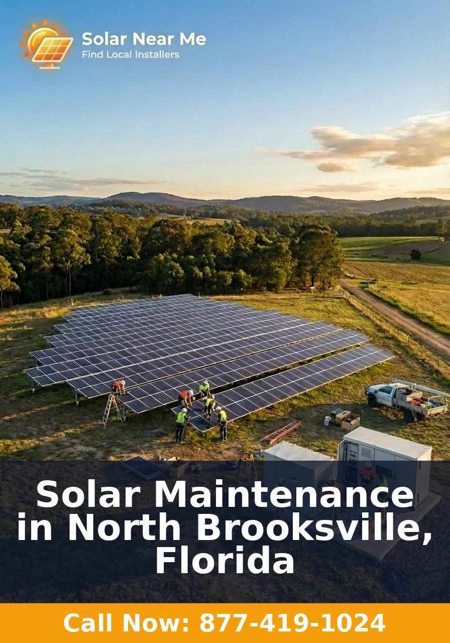 Solar Maintenance in North Brooksville, Florida
