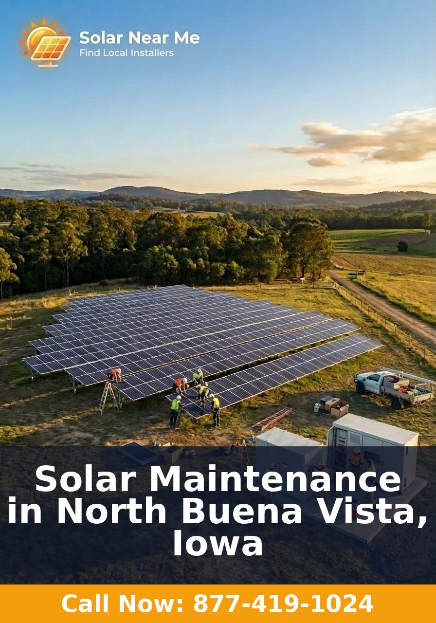 Solar Maintenance in North Buena Vista, Iowa
