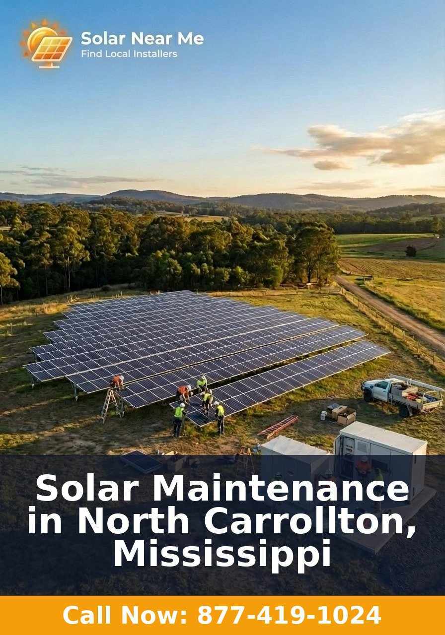Solar Maintenance in North Carrollton, Mississippi