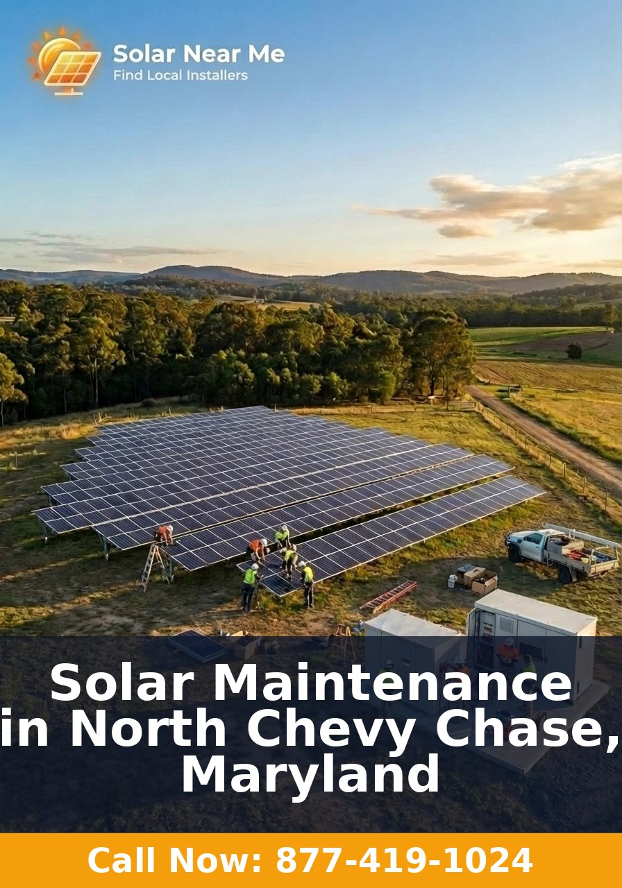 Solar Maintenance in North Chevy Chase, Maryland