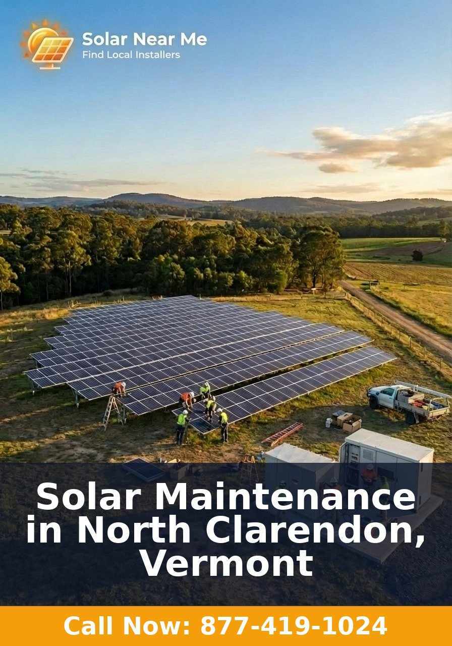 Solar Maintenance in North Clarendon, Vermont